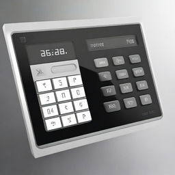 This image depicts a modernized panel overlay and keypad design