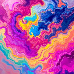 a beautiful, bright, unique, and aesthetic background featuring vibrant colors and intricate designs, like a dreamy abstract landscape with swirling colors and soft textures, combining elements of surrealism and nature, creating a visually captivating scene that draws the viewer in