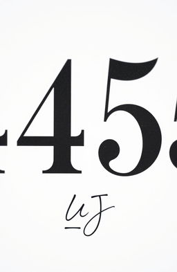 A close-up shot focusing on the number 475 displayed in a bold, modern font