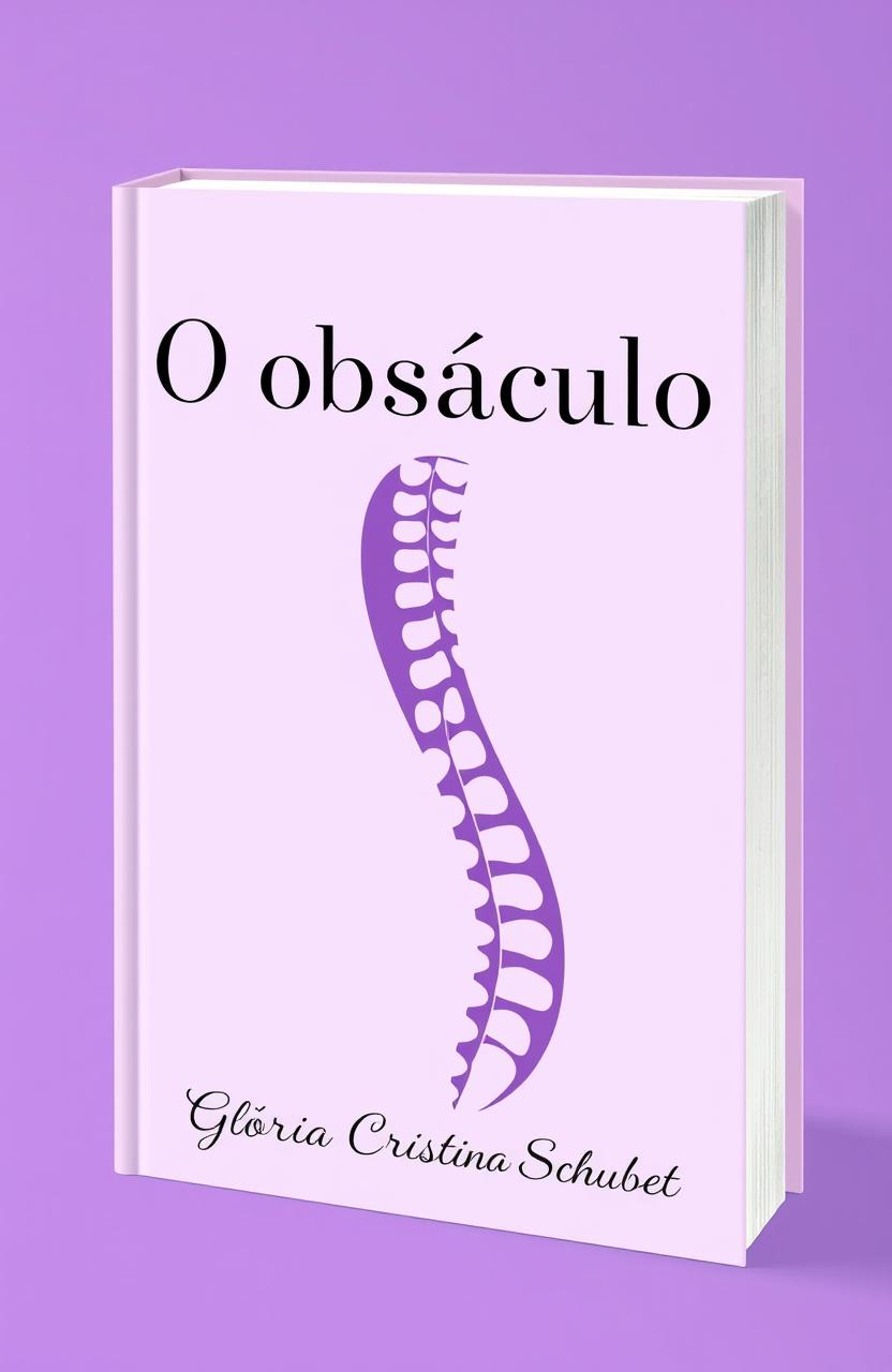 A stylized book cover featuring the title "O obstáculo sou eu" prominently displayed