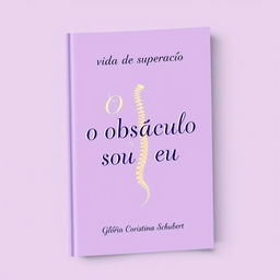 A beautifully designed book cover featuring a gentle lilac background
