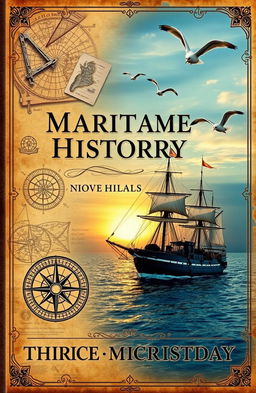 An encyclopedia-style image depicting the vintage maritime history theme