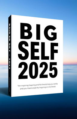 A large, visually striking book cover featuring the title "BIG SELF 2025" prominently displayed in bold black typography