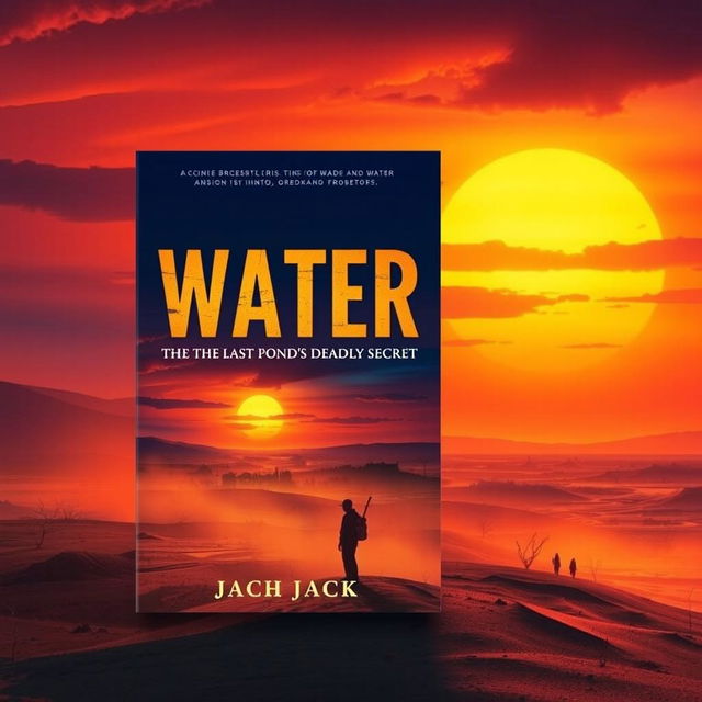 A stunning book cover design for 'Water: The Last Pond's Deadly Secret' written by Jack