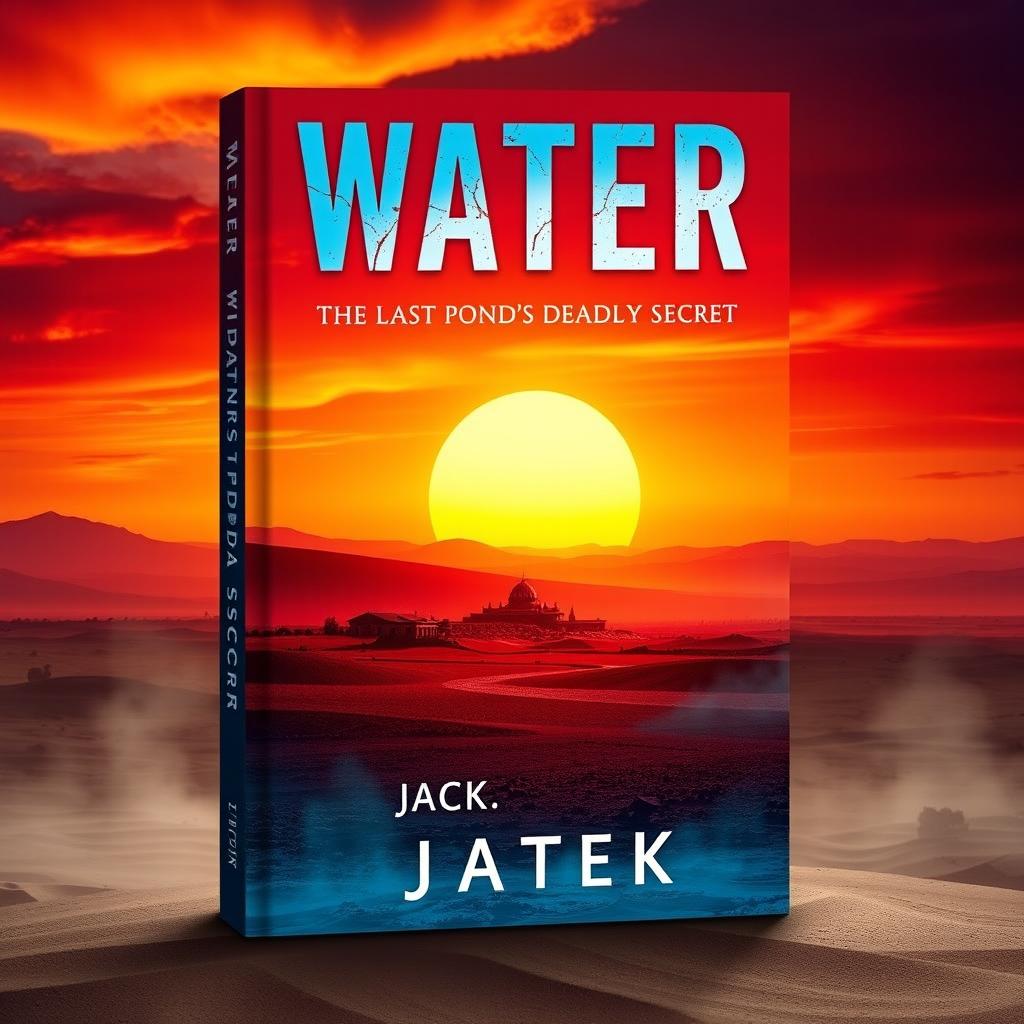 A stunning book cover design for 'Water: The Last Pond's Deadly Secret' written by Jack