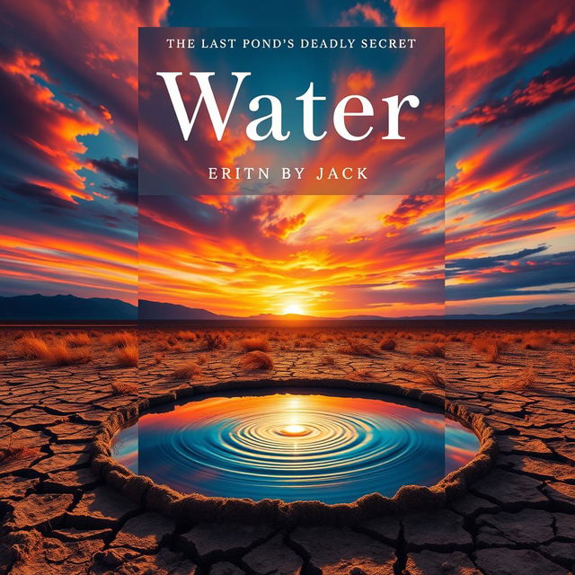 A stunning book cover design for 'Water: The Last Pond's Deadly Secret' written by Jack