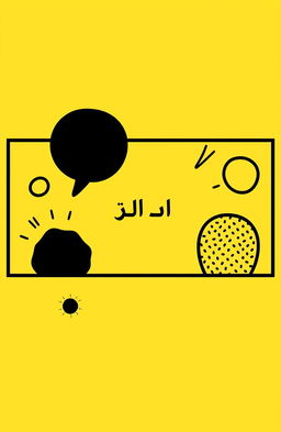 A bold and fun minimalist YouTube channel cover design for a Persian comedy channel named ‘چس‌کده’ (Cheskade)