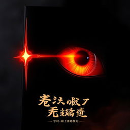 A striking cover design for an isekai fantasy novel, featuring a deep black background that enhances the visual impact