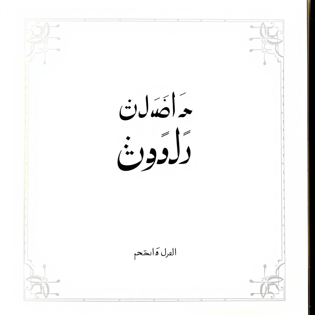 An Islamic-themed book title page design featuring the title 'مراۃ' prominently in elegant, traditional Urdu calligraphy at the center