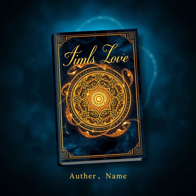 A captivating book cover design featuring an intricately designed ancient artifact in the center, surrounded by swirling mystical energy