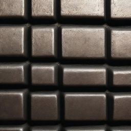 A 2D animated image of rugged and sturdy iron material, depicted with a realistic metallic texture, set against a simple background