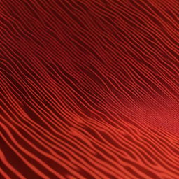 A 2D animated image of a piece of iron material, glowing red-hot and emitting waves of heat, set against a simple background.