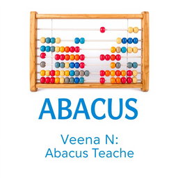 A visually appealing image featuring a light-colored background depicting a classic abacus, highlighting its vibrant beads and wooden structure