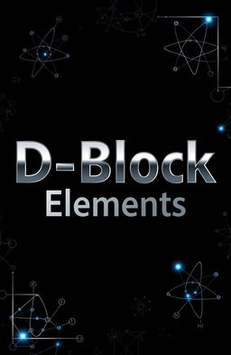 A stunning front page design for chemistry notes focused on inorganic d-block elements