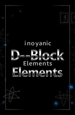 A stunning front page design for chemistry notes focused on inorganic d-block elements