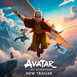 A stunning concept poster for the film 'Avatar: The Last Airbender - New Trailer | Netflix (2024)'