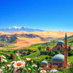 A stunning landscape of Iran showcasing the diverse beauty of the country