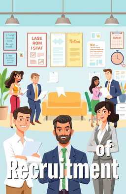 A visually appealing illustration depicting the theme 'The Art of Recruitment'