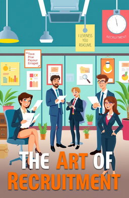 A visually appealing illustration depicting the theme 'The Art of Recruitment'