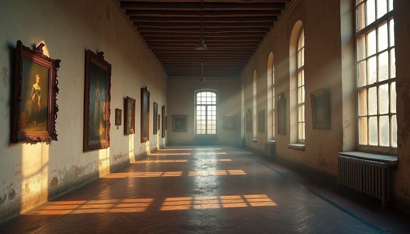 An old colonial museum characterized by elegant white walls that exude a sense of grandeur and history