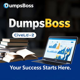 A modern, sleek design showcasing an advertisement for CFA-Level-2 exam study material