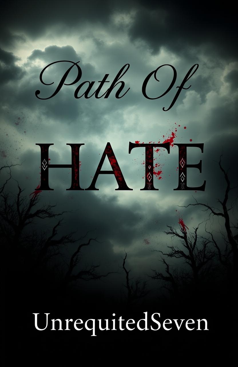 A book cover design titled 'Path Of Hate'