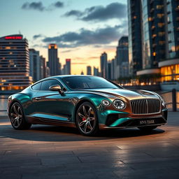 A stunning depiction of a luxury car priced at 100,000 Euros