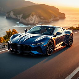 An exquisite depiction of a luxury car valued at 1,000,000 Euros