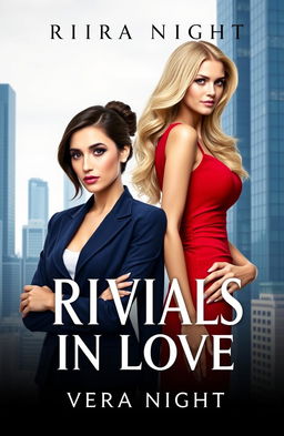 A book cover design for the title 'Rivals in Love', written by Vera Night