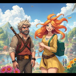 A vibrant and whimsical world teeming with adventures and deep emotions