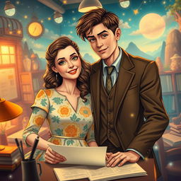 In a vibrant, enchanting world reminiscent of the 1930s, filled with numerous adventures and deep emotions, unfolds the captivating love story of two adult characters