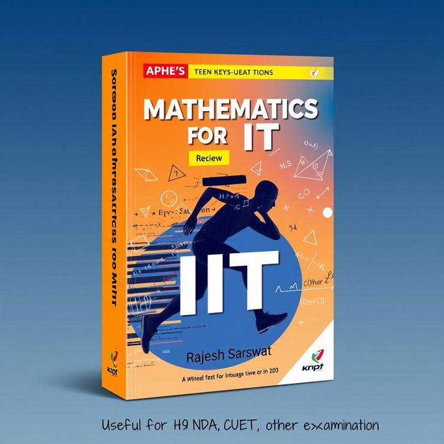 A vibrant and engaging book cover for the KDP publication titled 'Speed Mathematics for IIT'