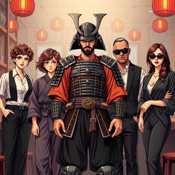 An Indiana Jones style movie poster blended with manga aesthetics