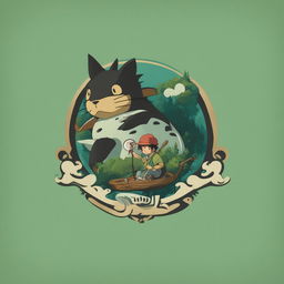 A distinctive, high-definition logo designed in the signature style of Studio Ghibli