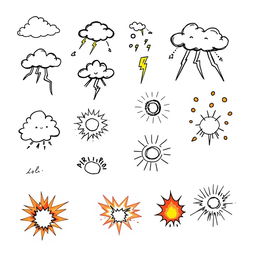 A series of hand-drawn, minimalist illustrations in black ink, inspired by the cartoon styles of Peppa Pig, Bluey, and Charlie and Lola