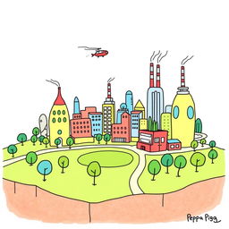 A hand-drawn, minimalist illustration in black ink, inspired by the playful cartoon styles of Peppa Pig, Bluey, and Charlie and Lola