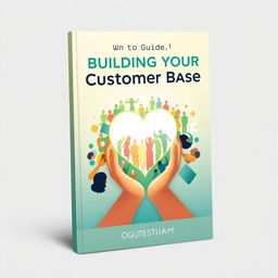 An appealing and professional ebook cover design for 'Guide to Building Your Customer Base'