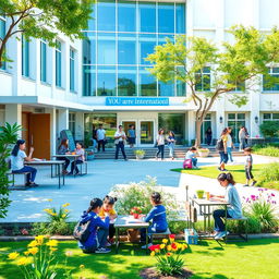 An inviting image that showcases the essence of 'You are in Summit International School'