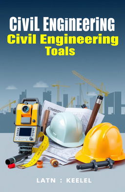 A captivating book cover design for a Civil Engineering tools guide