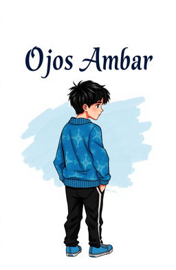 A book cover for a novel titled 'Ojos Ambar'