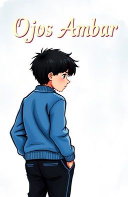 A book cover for a novel titled 'Ojos Ambar'