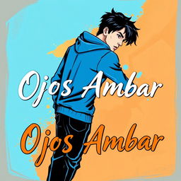 A book cover for a novel titled 'Ojos Ambar'
