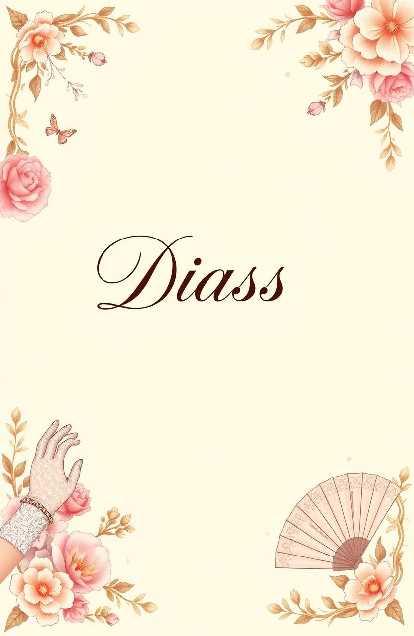 A stylish cover page design for a DIASS subject featuring a coquette aesthetic