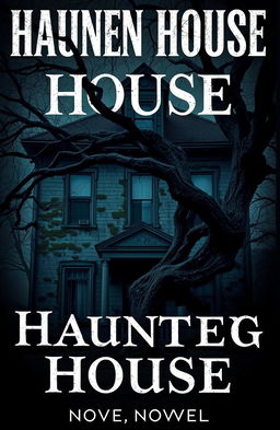 A hauntingly beautiful old house, two stories tall, shrouded in shadows and mystery