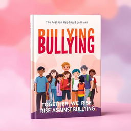 A powerful book front cover design centered around the theme of bullying