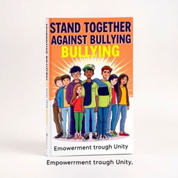 An impactful book front cover design centered around the theme of bullying
