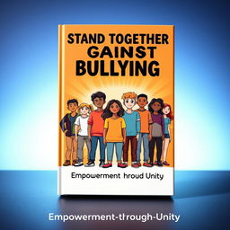 An impactful book front cover design centered around the theme of bullying
