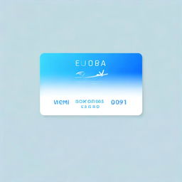 A high-resolution digital image of a 'Europa' store loyalty card for 'Gladkikh Olesya', born '24