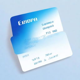 A high-resolution digital image of a 'Europa' store loyalty card for 'Gladkikh Olesya', born '24