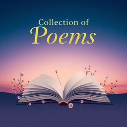 A striking book cover for a collection of poems